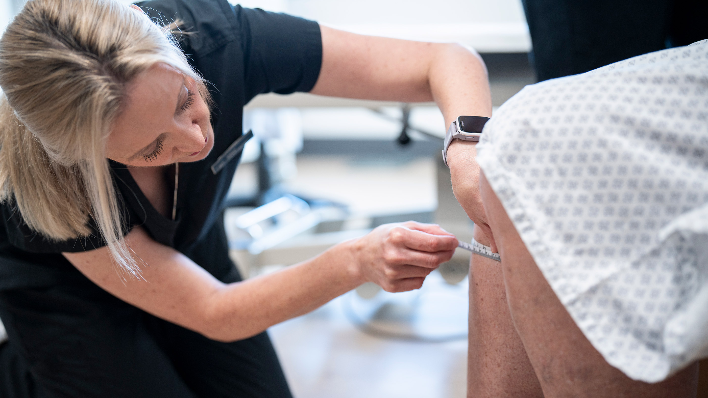 Nurse fitting compression socks